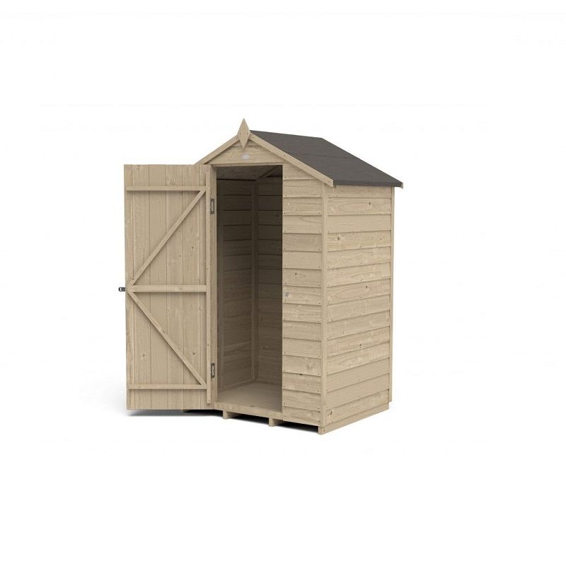 4×3 Overlap Pressure Treated  Apex Shed