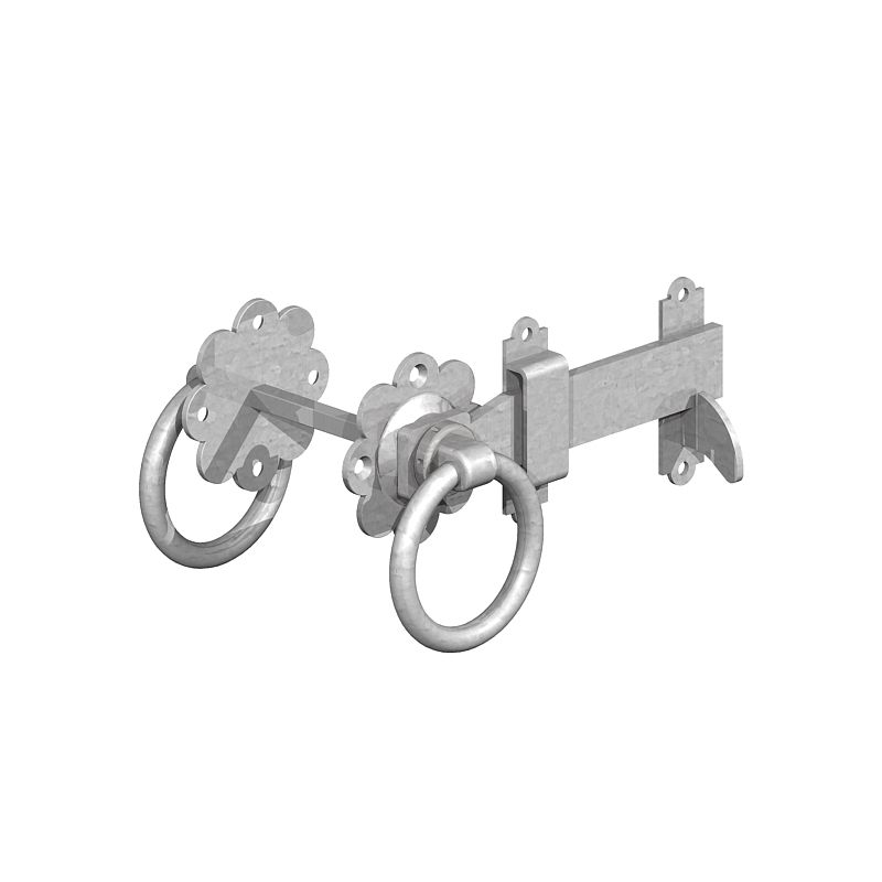BIRKDALE GM RING GATE LATCHES 6" 150MM GALV P72