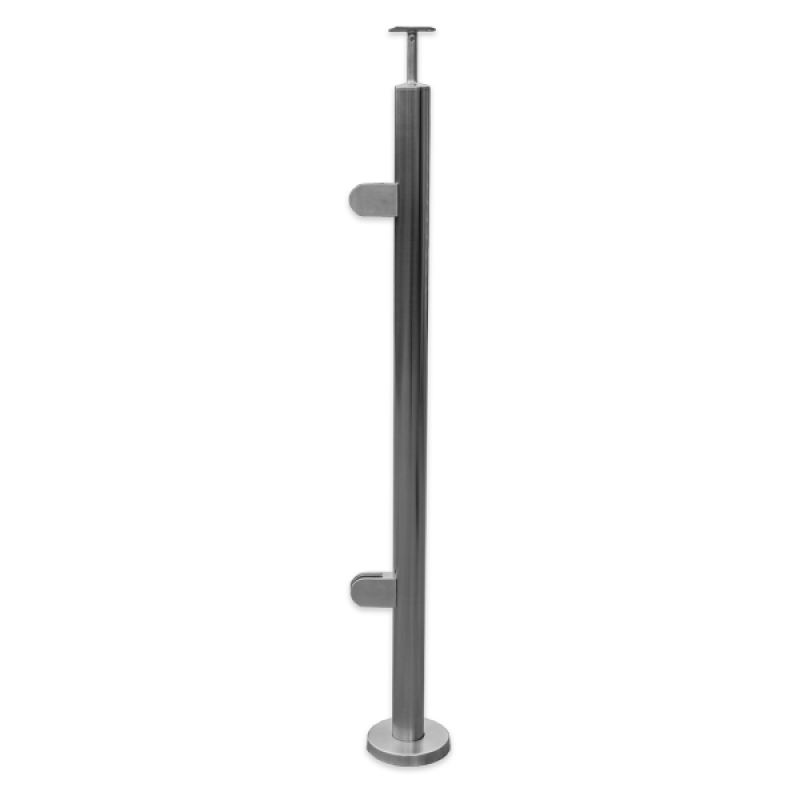 STAINLESS STEEL 316 END POST 900MM HIGH KSS.PRE.900.END FOR DECK HEIGHTS BELOW 600MM