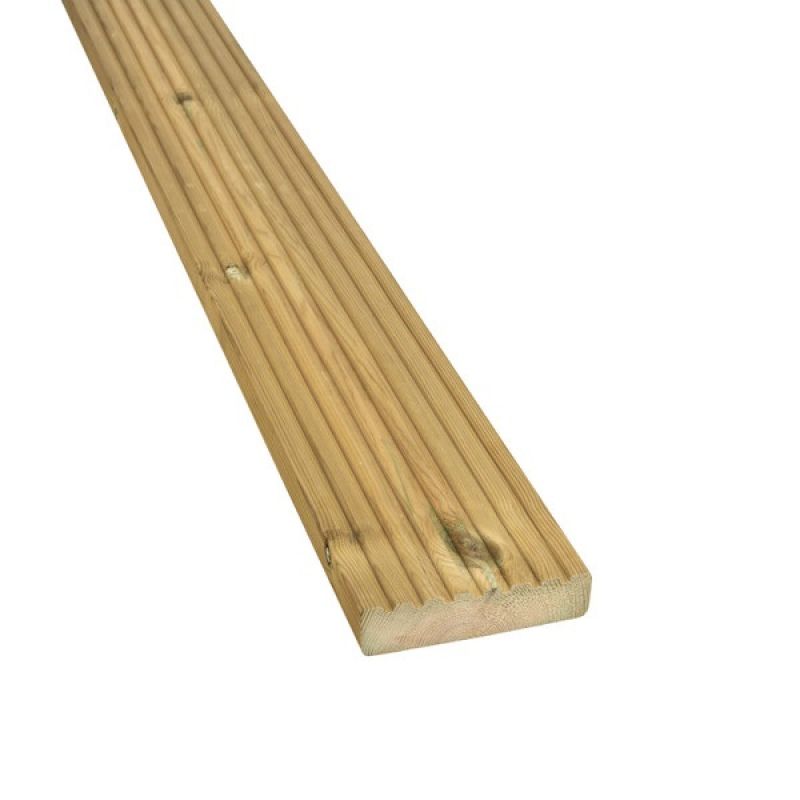 ARBOR SCANDINAVIAN DECKING BOARD EX 125 X 32MM (FINISHED SIZE 120 X 28MM)