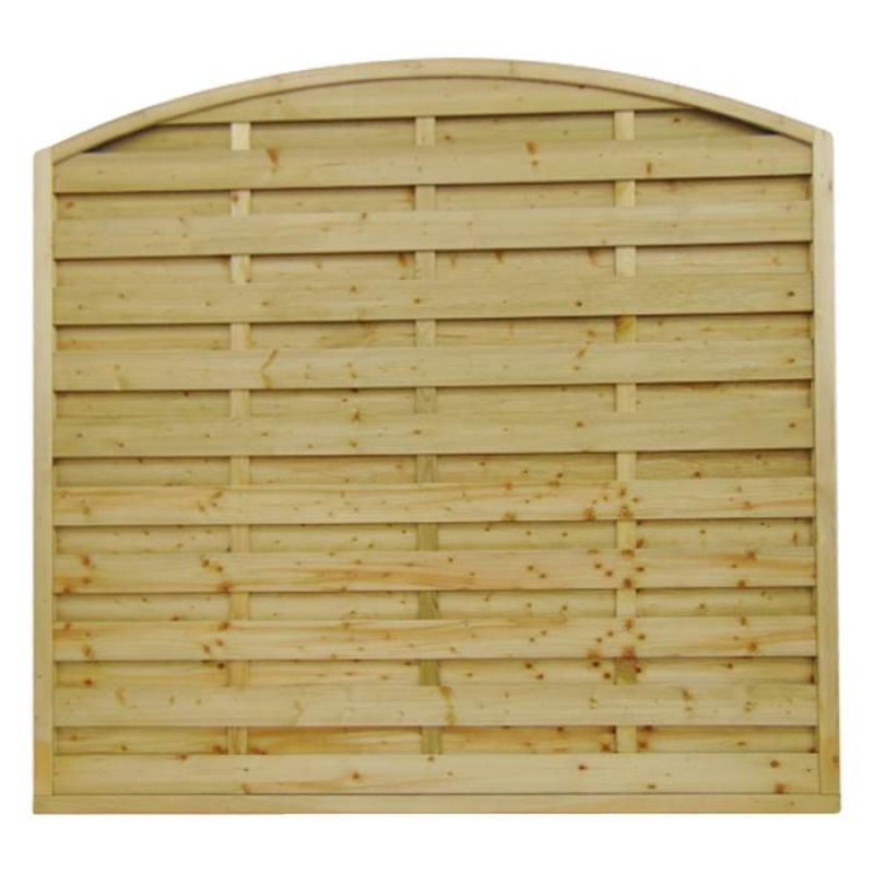 ARCHED HORIZONTAL FENCE PANEL
