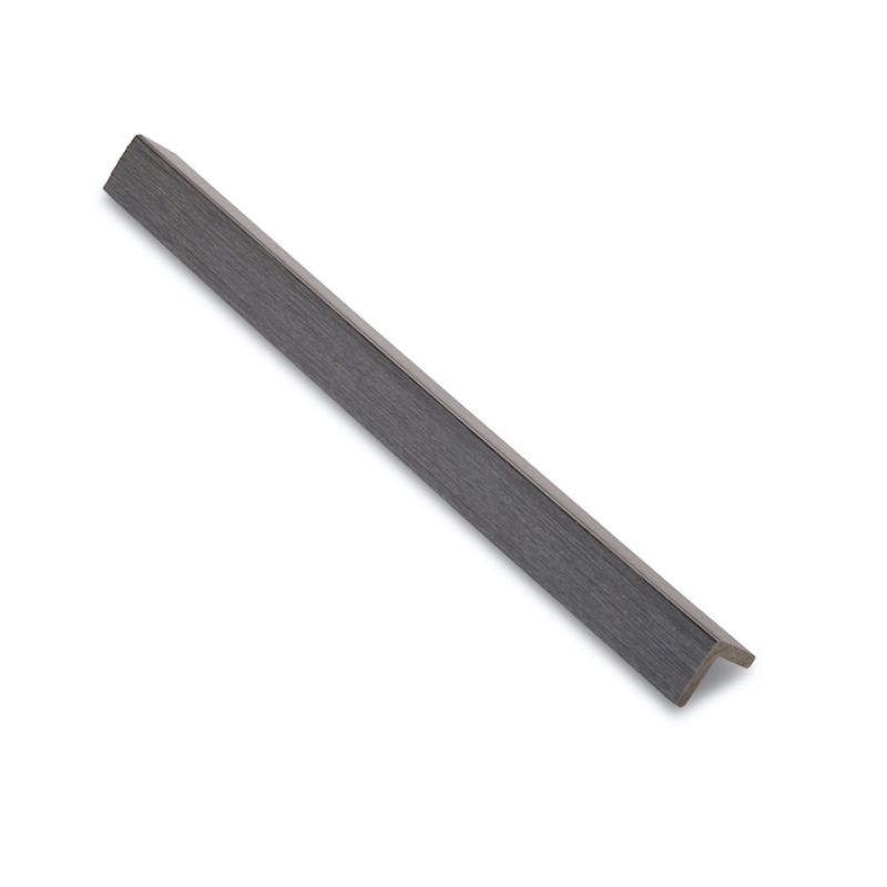 PLUS COMPOSITE DECK ANGLE TRIM MID GREY 40MM X 40MM X 3M (CAN BE USED WITH CLADDING)