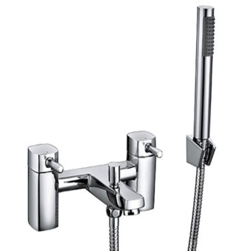 FORME BATH SHOWER MIXER WITH WALL BRACKET