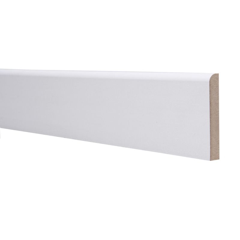 18 X 44 MDF SKIRTING 4.4M ROUNDED ONE EDGE