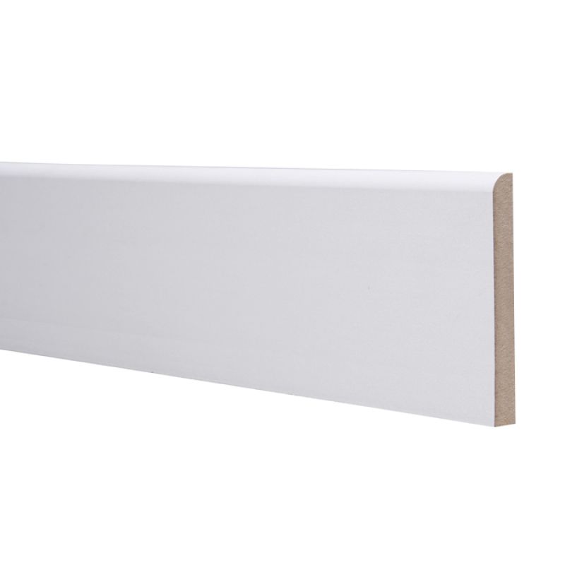 18 X 94 MDF SKIRTING 4.4M ROUNDED ONE EDGE