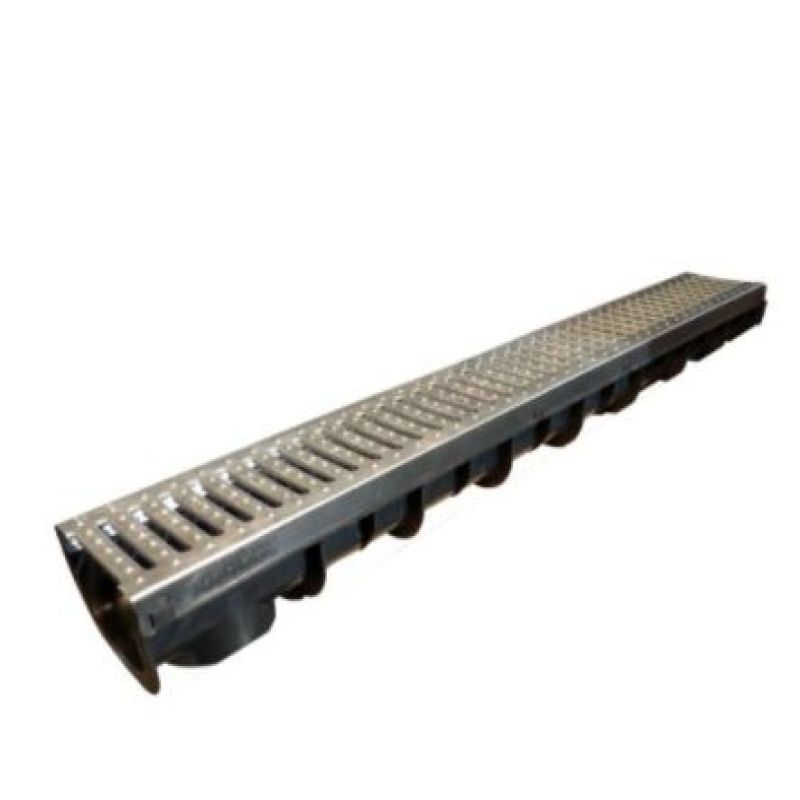 1M DRAINAGE CHANNEL METAL GRATE