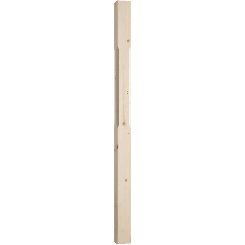 ST1500P 1500MM X 91MM X 91MM STOP CHAMFERED NEWEL