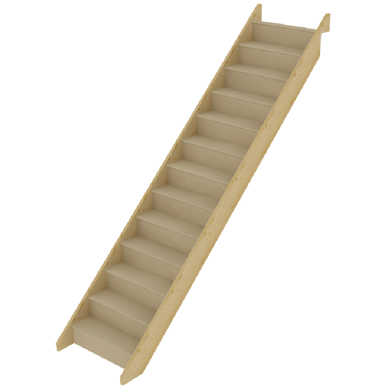 ASSEMBLED STAIRCASE 13 TREAD (2685MM X 860MM)