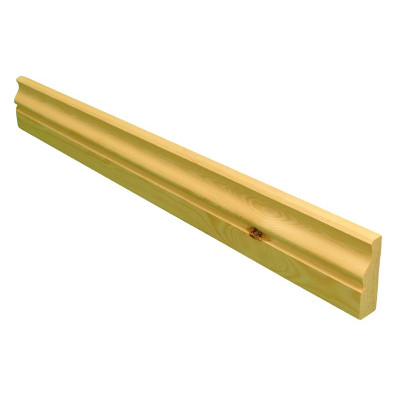 EX 75MM X 25MM THICK OGEE ARCHITRAVE (FINISHED SIZE APPROX 70MM X 22MM)