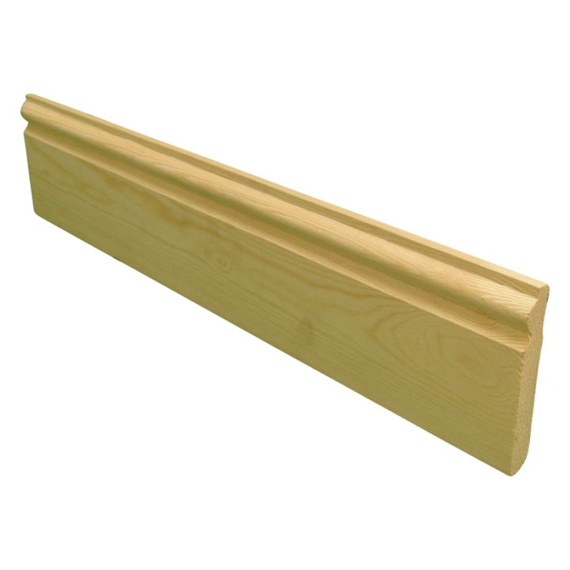 EX 125MM X 19MM SKIRTING TORUS / ROUND (FINISHED SIZE APPROX 120MM X 16MM)