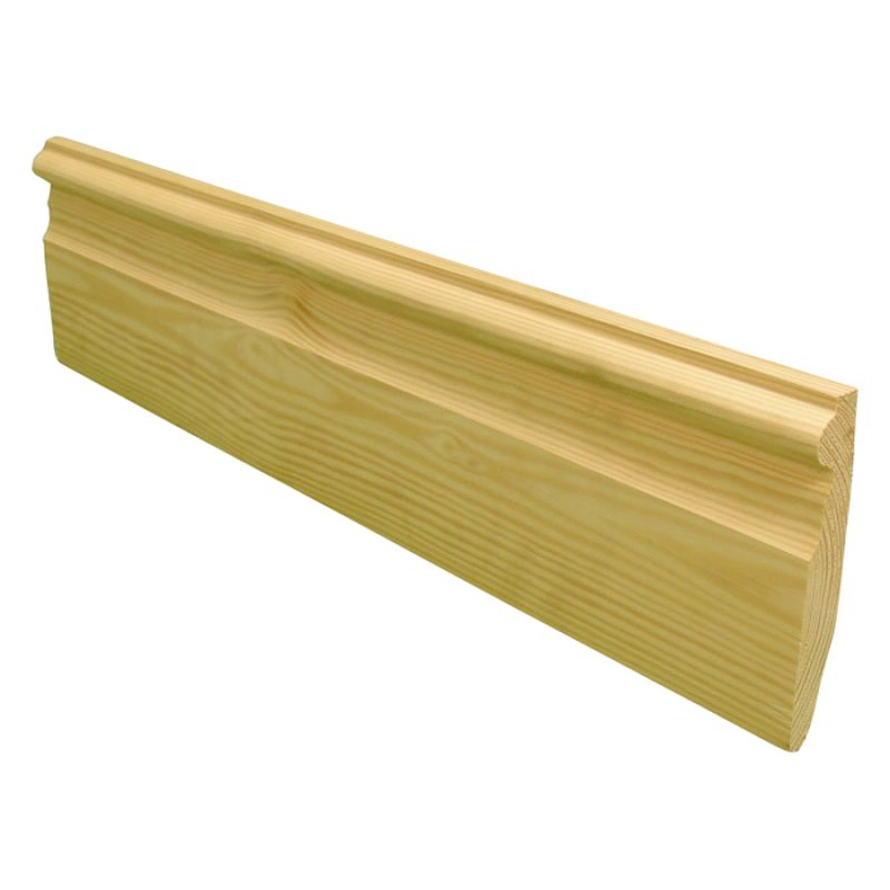 EX 150MM X 25MM SKIRTING HOPPO / LAMBS TONGUE (FINISHED SIZE APPROX 145MM X 22MM)