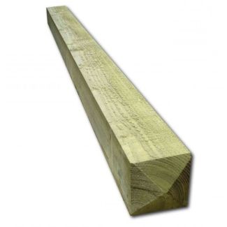 GATE POST WEATHERED TOP GREEN TREATED 2400MM X 150MM X 150MM