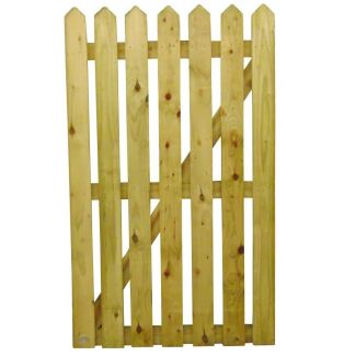 100MM POINTED PALING GATE TREATED 900MM (W)