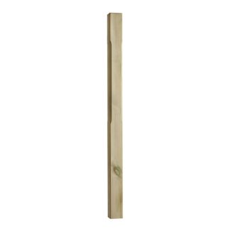 82MM X 82MM X 1500MM GREEN TREATED STOP CHAMFERED DECKING NEWEL POST